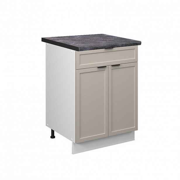 Vicco SPODNÍ SKŘÍŇKA KUCHYŇSKÉ LINKY Fame-Line GreyBeige 60 cm se zásuvkou, PD Antracit