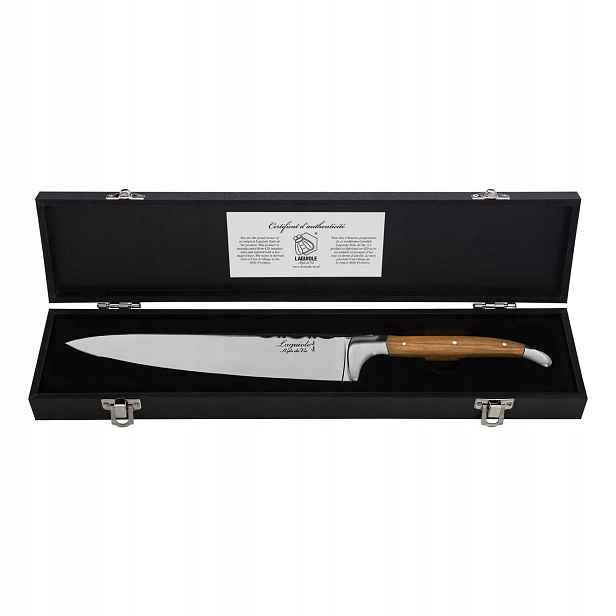 Laguiole Style de Vie Luxury Laguiole kuchařský nůž, rukojeť olivové