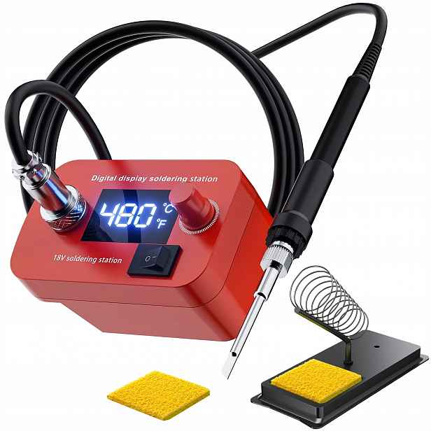 Bezdrátová Páječka 60W Milwaukee LCD Na Baterie T12 Akumulátor Macseo