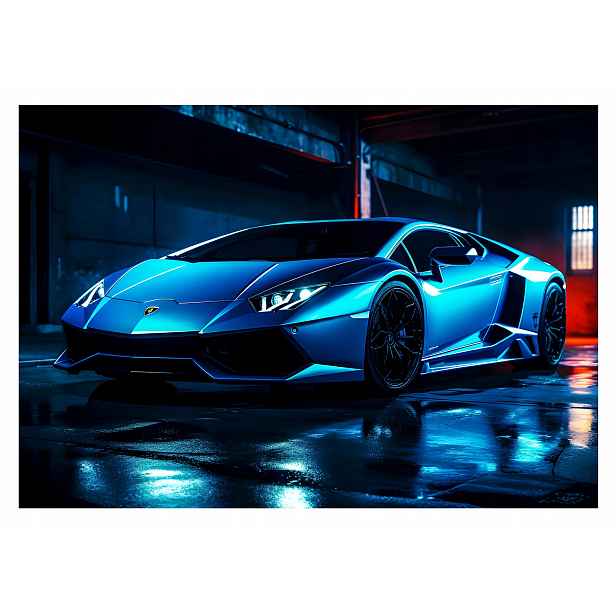 Fototapeta Sportovní Auto 3D pro mládež 312x219