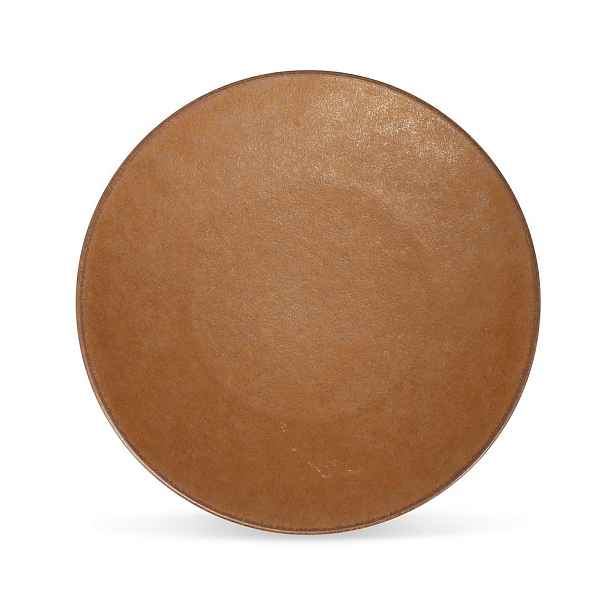 Hnědý dezertní  porcelánový talíř ø 21 cm Ovio – BonBistro