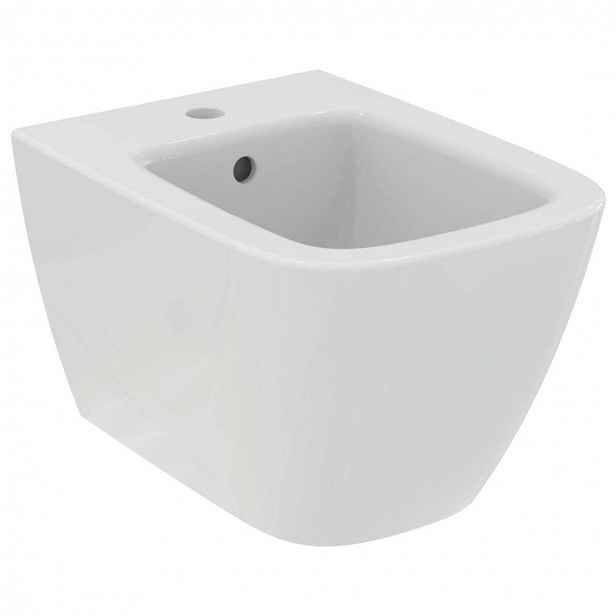 Ideal Standard i.Life S - Závěsný bidet, 355x480 mm, s přepadem, otvor pro baterii, bílá T459301