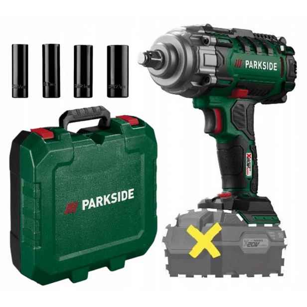 Příklepový klíč na kola 20 V Parkside Passk 20-Li C4 400 Nm (bez akumulátoru a nabíjení)