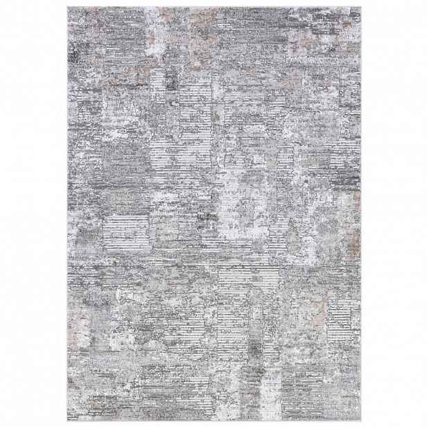 Mazovia KOBEREC grafitový šedý abstraktní - 80 x 150 cm