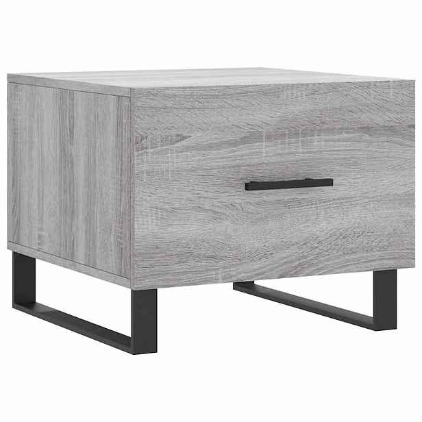 vidaXL Konferenční stolek šedý sonoma 50 x 50 x 40 cm kompozitní dřevo