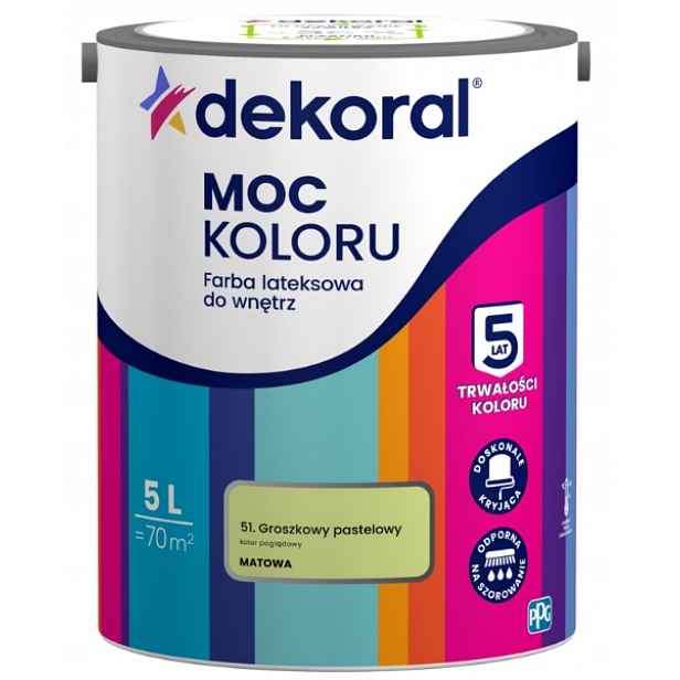 Dekoral Barva Barva Color Power Pea Pastel 5L