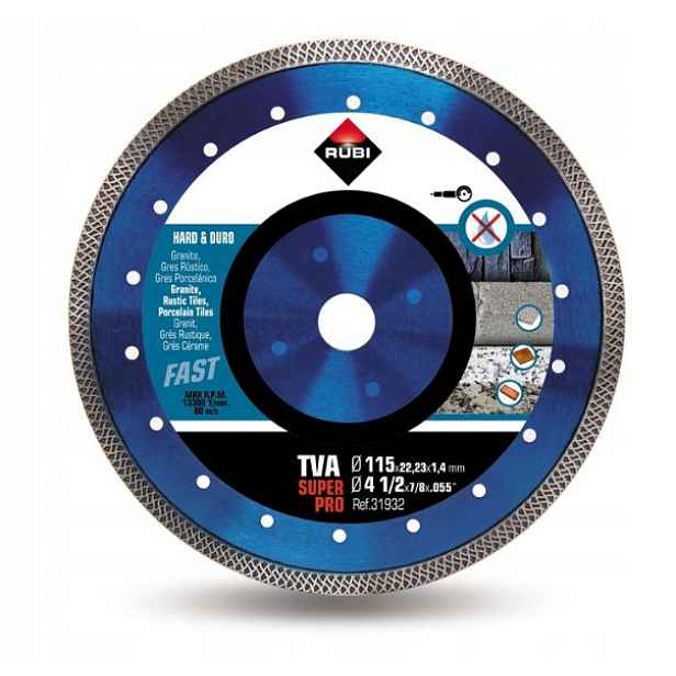 Diamantový Kotouč Pro Tvrdé Materiály, Turbo Vipe Lem Ri 31934
