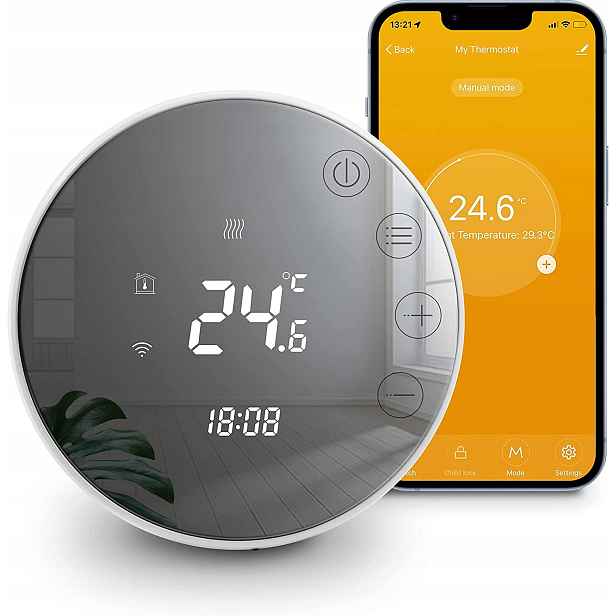 Inteligentní Termostat Wifi Elektrické Topení Ovladač TGR86-WIFI-EP