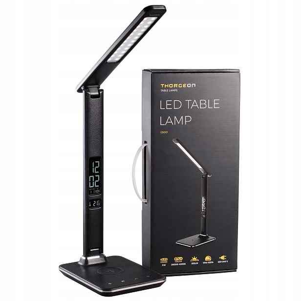 Thorgeon Led stolní lampa 9W Leather 2800K-4200K stmívatelná