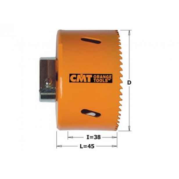 Cmt 551-092 Korunkový Vrták Bi-Metal+ 92 mm max rpm Kov/Nerez/Litina/ALU