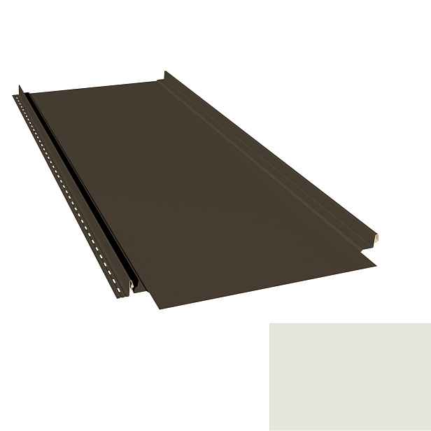 Krytina plechová LINEDEK 485 Flat SP 25 LESK 2W007 šedobílá Cut