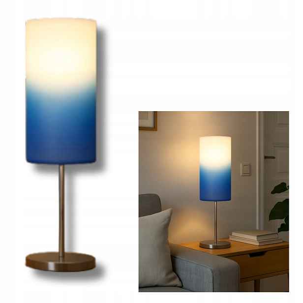 Stolní lampa Eglo Troy modrá noční do obývacího pokoje
