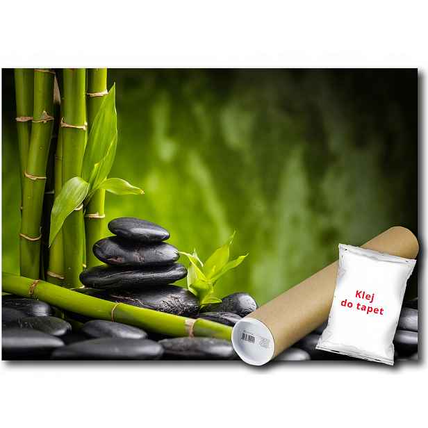 Vinylová fototapeta Zen Spa Relax Harmonie Obnova Bambus Kameny 152x104
