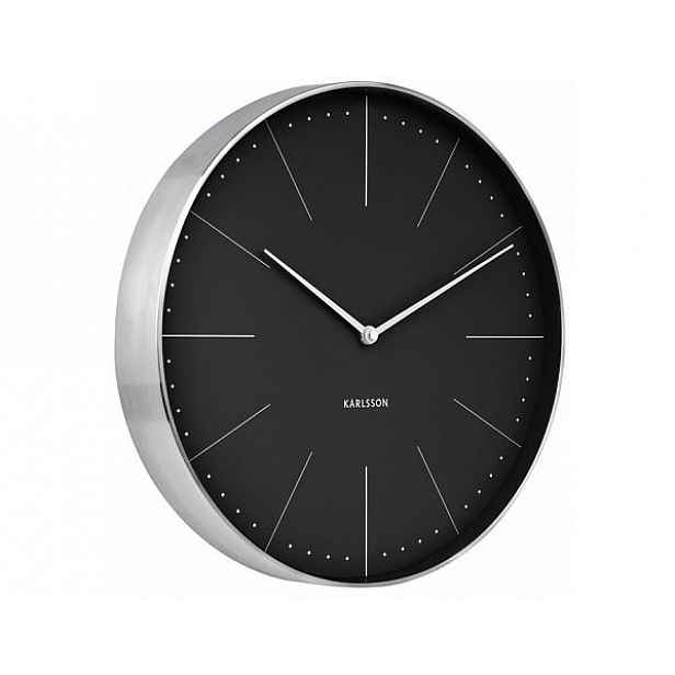Designové nástěnné hodiny 5681BK Karlsson 38cm