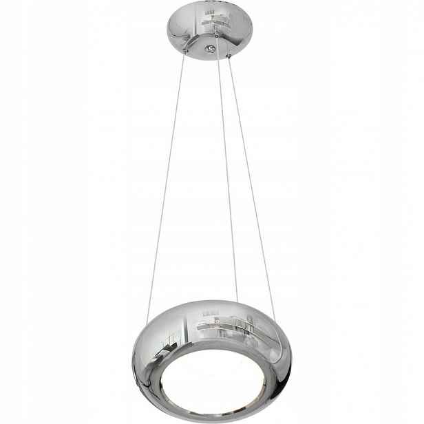 Závěsná lampa Mercurio Stříbrná 12W Led 28x100 cm Stropní Svítidlo do obývacího pokoje