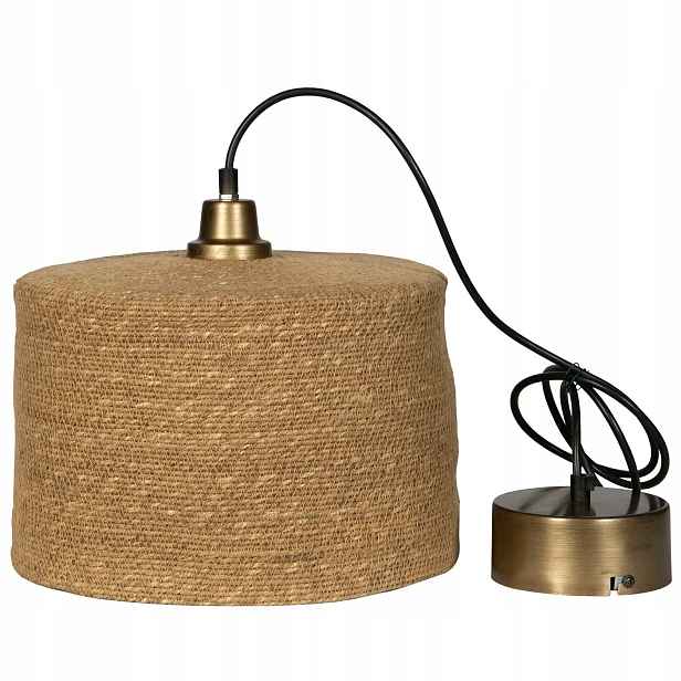 Závěsné Stropní Svítidlo E27 Nad Jutový Stůl Boho velká 30 cm do obývacího pokoje kuchyně