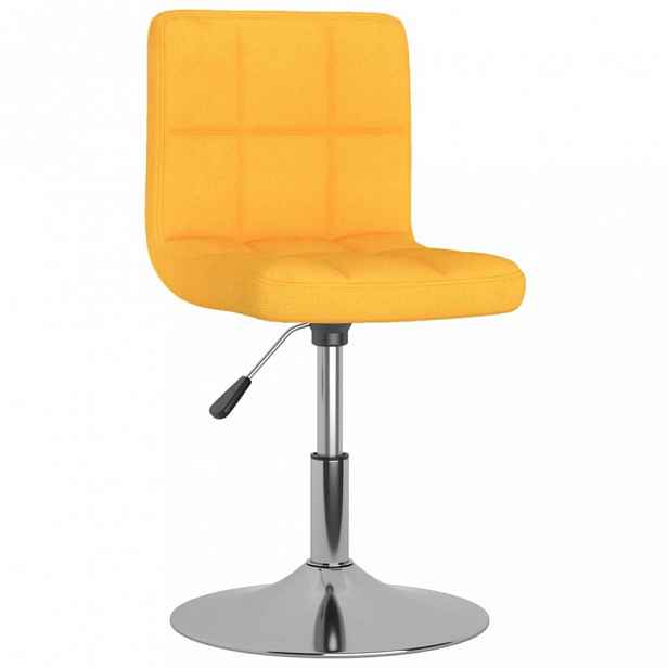 Barová židle látka / kov oranžová