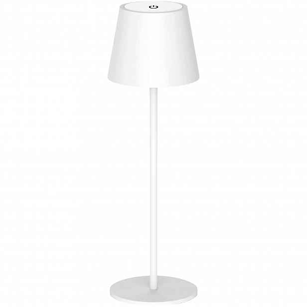 Bezdrátová stolní Led lampa Stmívatelná Dotyková Vodotěsná Bílá 1M
