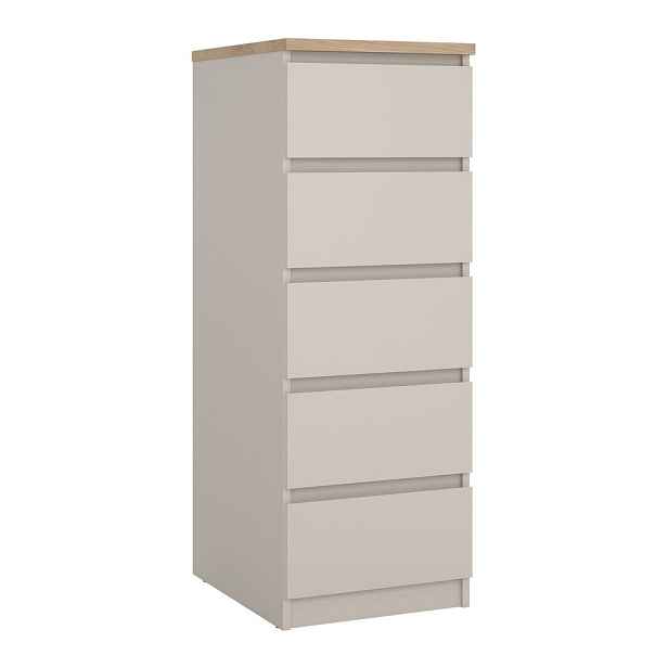 Krémová komoda 40x111x50 cm Naia – Tvilum