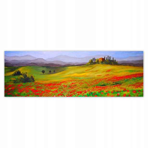 Plakáty 200x66 Provence s máky