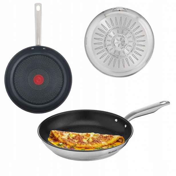 Tefal Virtuoso Pánev 30 CM Indukce, Dvojité Dno, Nepřilnavý Povrch