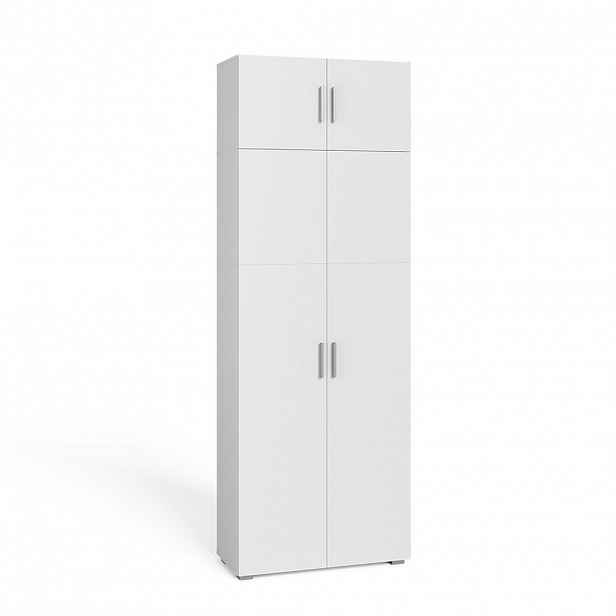 Vicco UNIVERZÁLNÍ SKŘÍŇ Ingo Bílá 80 x 182.4 cm s nástavcem na skříňku