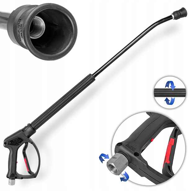 Italská Rotační Pistole Mtm WG25 3/8"F Z Lanka 70 cm Nilfisk Alto Poseidon