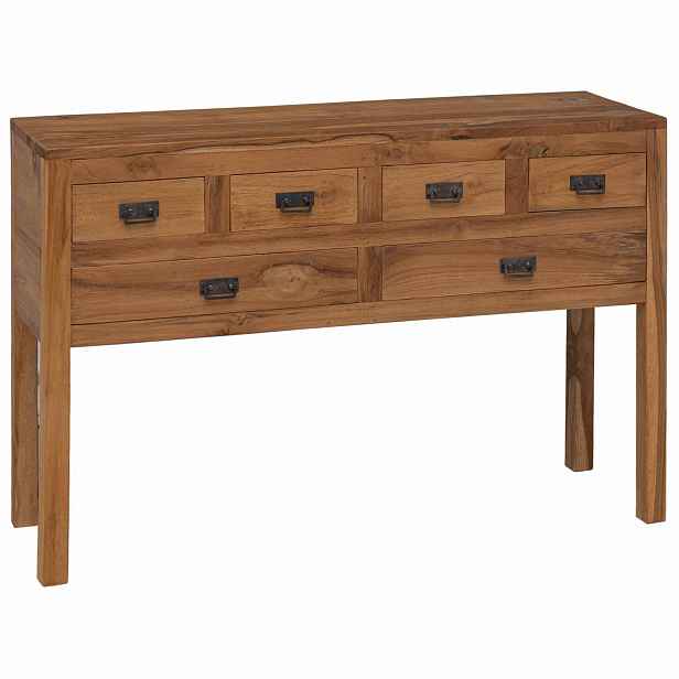 vidaXL Servírovací skříň Přírodní 110 x 35 x 75,5 cm