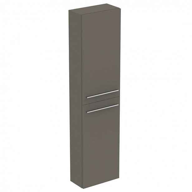 Ideal Standard i.Life S - Vysoká skříňka 40x21x160 cm, 2 dvířka L/P, šedý matný křemen T5288NG