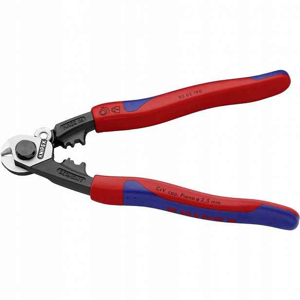 Nůžky Na Ocelová Lana Kované 95 62 190 Knipex