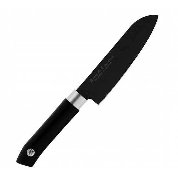 Satake Sword Smith Black Nůž japonský Santoku 15 cm