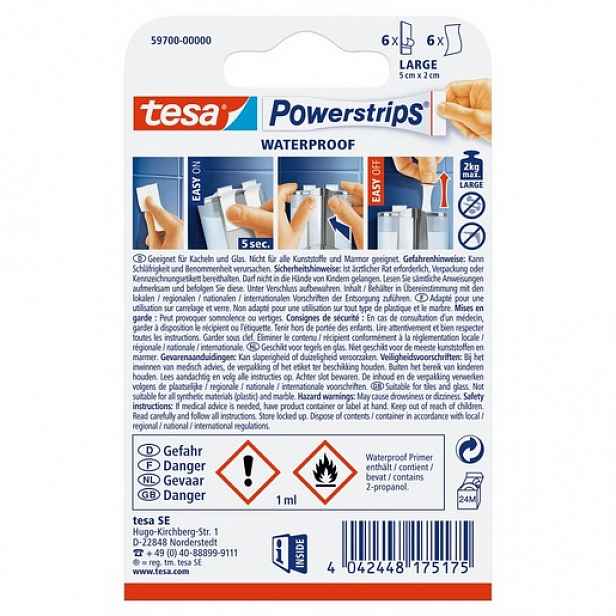 Tesa Powerstrips samolepící proužek bílá 59700-00000-04