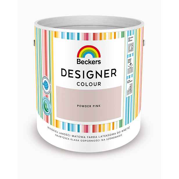 Beckers Designer Color 2,5L Mat Práškově pink