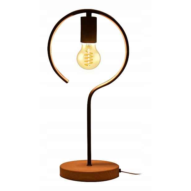 Industriální stolní lampa buk E27 Rufin 3220 Rabalux