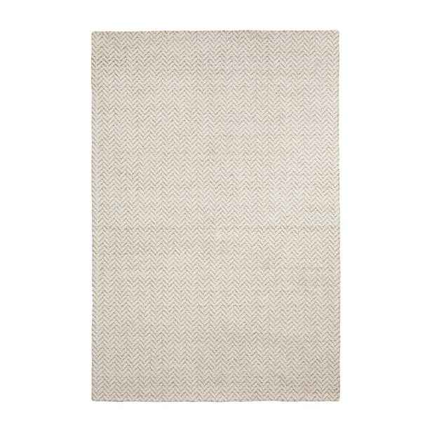 Krémový ručně tkaný vlněný koberec 160x230 cm Calira – Kave Home