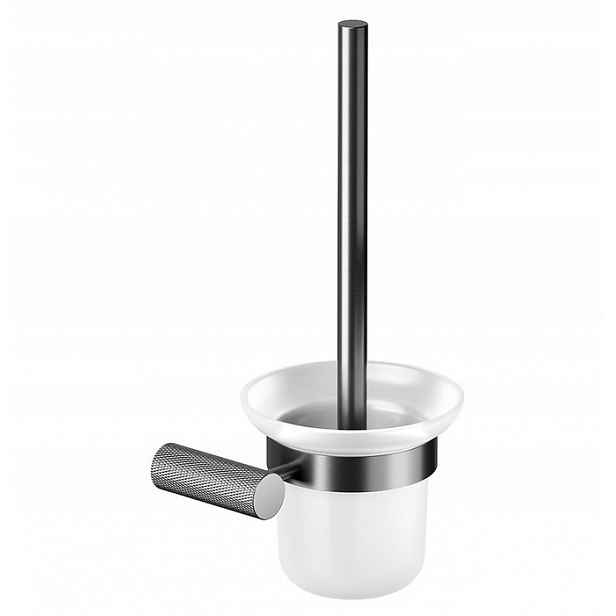 Nástěnný Wc Kartáč Černý Gun Metal Cersanit S951-900