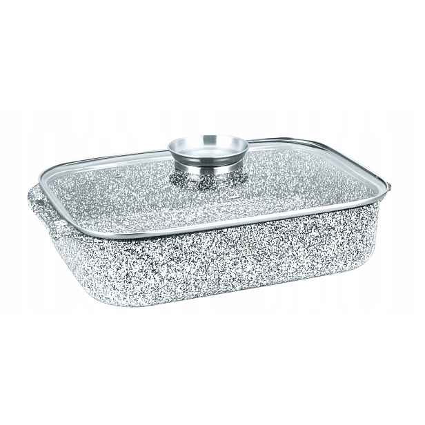 Pekáč mramorový s víkem Aroma Knob 6 l na zapékání KlönBerg