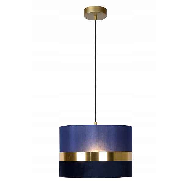 Tmavě modrá závěsná lampa Extravaganza 1xE27 40W Lucide, nastavitelná
