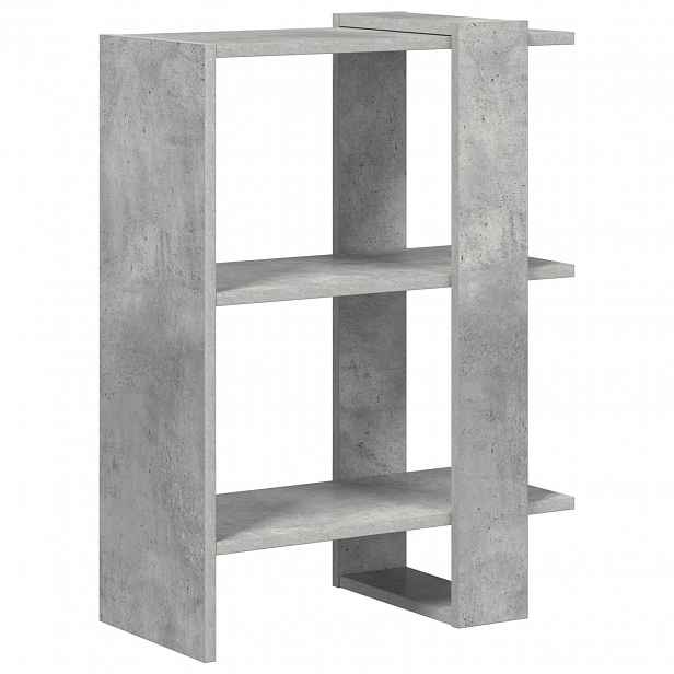 vidaXL Knihovna 2 úrovní 52 x 25 x 71,5 cm Kompozitní dřevo
