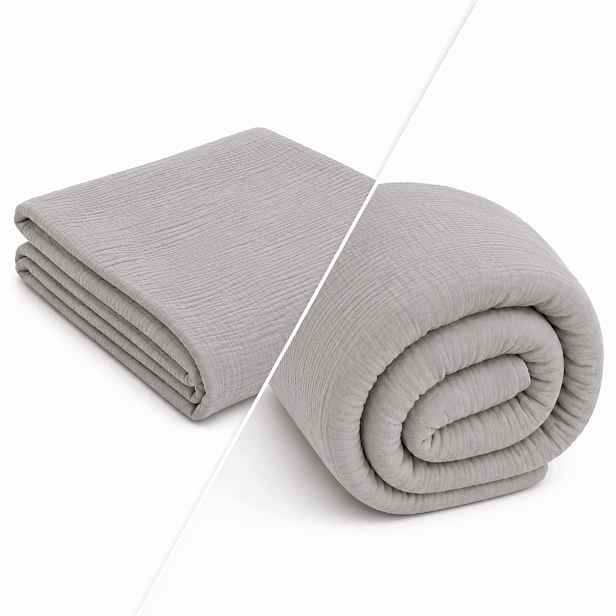 Přikrývka Pled Mušelínová deka 3v1 160x200 Premium Povlak výplň
