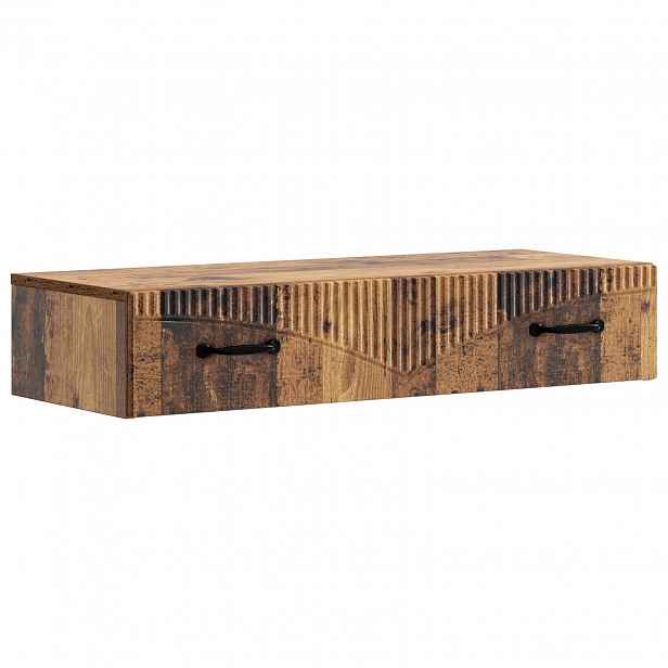vidaXL Nástěnný boční stůl 87,5 x 34,5 x 17 cm Kompozitní dřevo