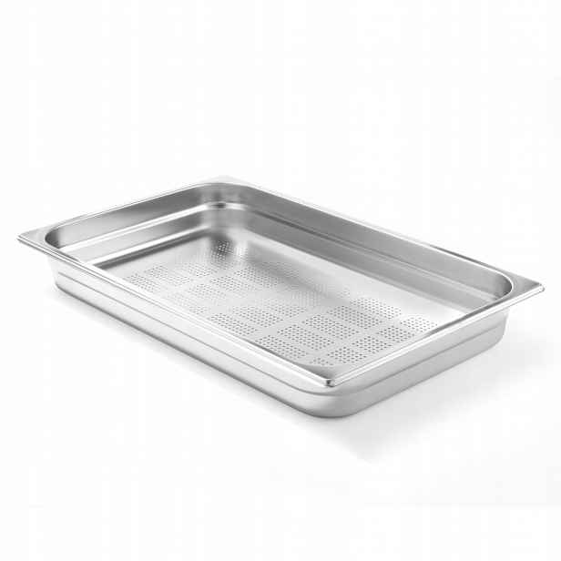 Nádoba Gn perforovaná z nerezová ocel GN1/1 530x325 mm, výška 150 mm Hendi