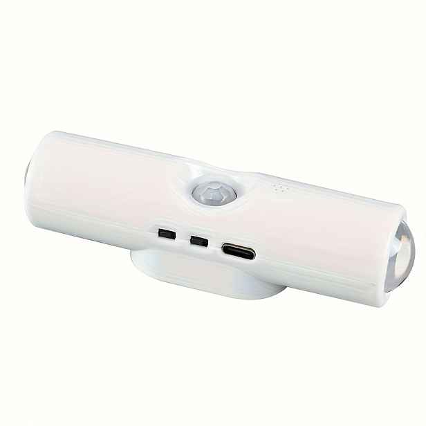 TEMU 1ks Chytrá indukční nástěnná lampa s duální hlavou - Gradient LED noční světlo, orchestrální efekt, USB dobíjecí, magnetická instalace, vhodné