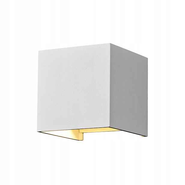 Venkovní nástěnná Led lampa čtvercová bílá horní část dolů Maytoni