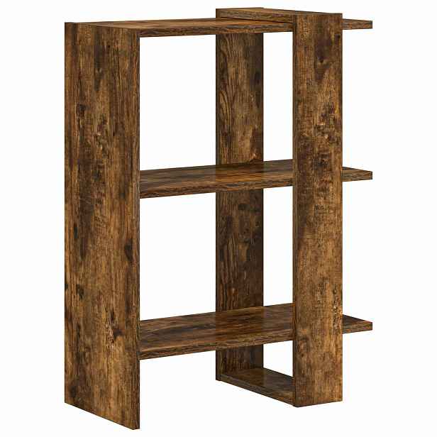 vidaXL Knihovna 2 úrovní 52 x 25 x 71,5 cm Kompozitní dřevo