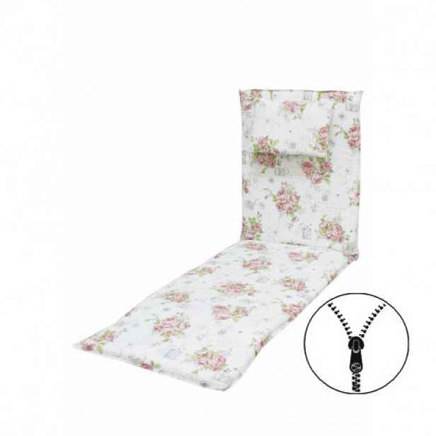 Doppler ELEGANT 2232 - polstr na zahradní lehátko s podhlavníkem