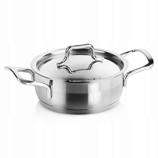 Ocelový Hrnec 700 ml Orion Anett 14 cm s poklicí do indukční myčky