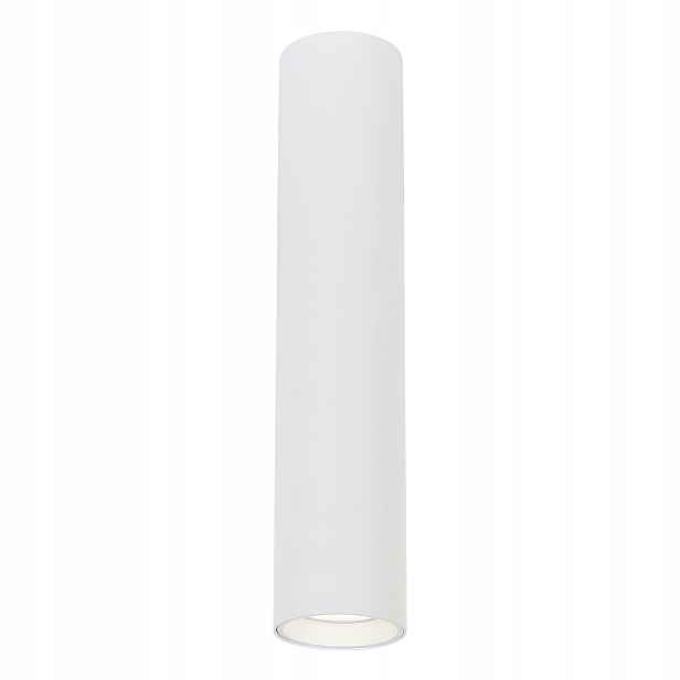 Stropní bodové svítidlo tuba 30 cm bílá, moderní spot Milagro