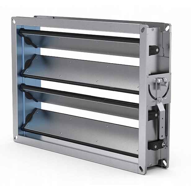Víceplošná škrticí klapka 300x200, Těsná regulace 30x20