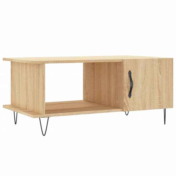 vidaXL Konferenční stolek dub sonoma 90 x 50 x 40 cm kompozitní dřevo